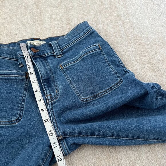 Madewell Mid Rise Kick Out Blue Jeans 30 - Picture 7 of 10